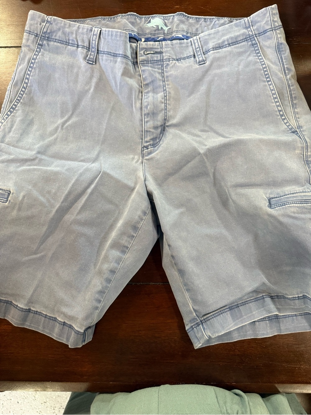 Tommy Bahama Pale Blue Flat Front Men's Shorts